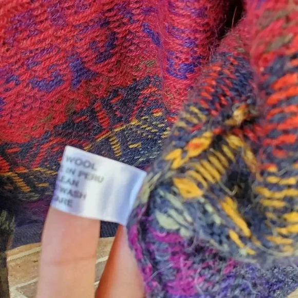 The Alpaca Collection Multicolor Cardigan M - Picture 8 of 8